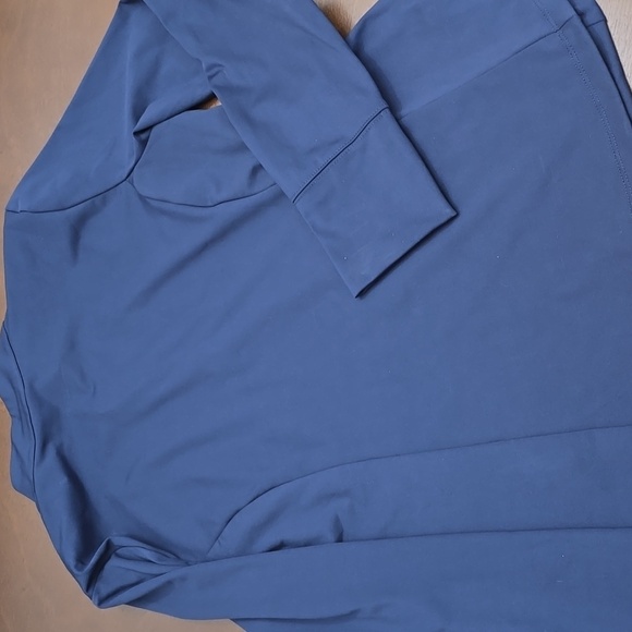 TOMMY BAHAMA Dark Blue Activewear Top Women's XL 3/4 Zip - Picture 5 of 7